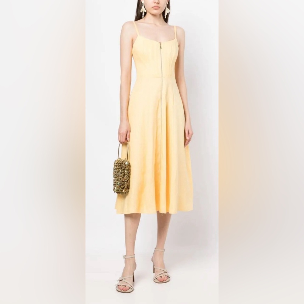 Zimmermann Tama zipper midi dress